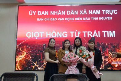 CÁN BỘ, GIÁO VIÊN, NHÂN VIÊN TRƯỜNG TIỂU HỌC NAM CƯỜNG THAM GIA PHONG TRÀO HIẾN MÁU TÌNH NGUYỆN – GIỌT HỒNG TỪ TRÁI TIM TẠI XÃ NAM TRỰC TỈNH NINH BÌNH NĂM 2025